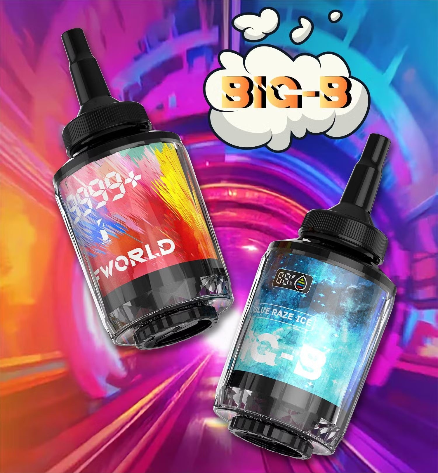 Elfworld Big-B 99999 100K Puffs Disposable Hookah Vape vapebartime.com Elfworld Big-B 99999 100K Puffs Disposable Hookah Vape vapebartime.com
