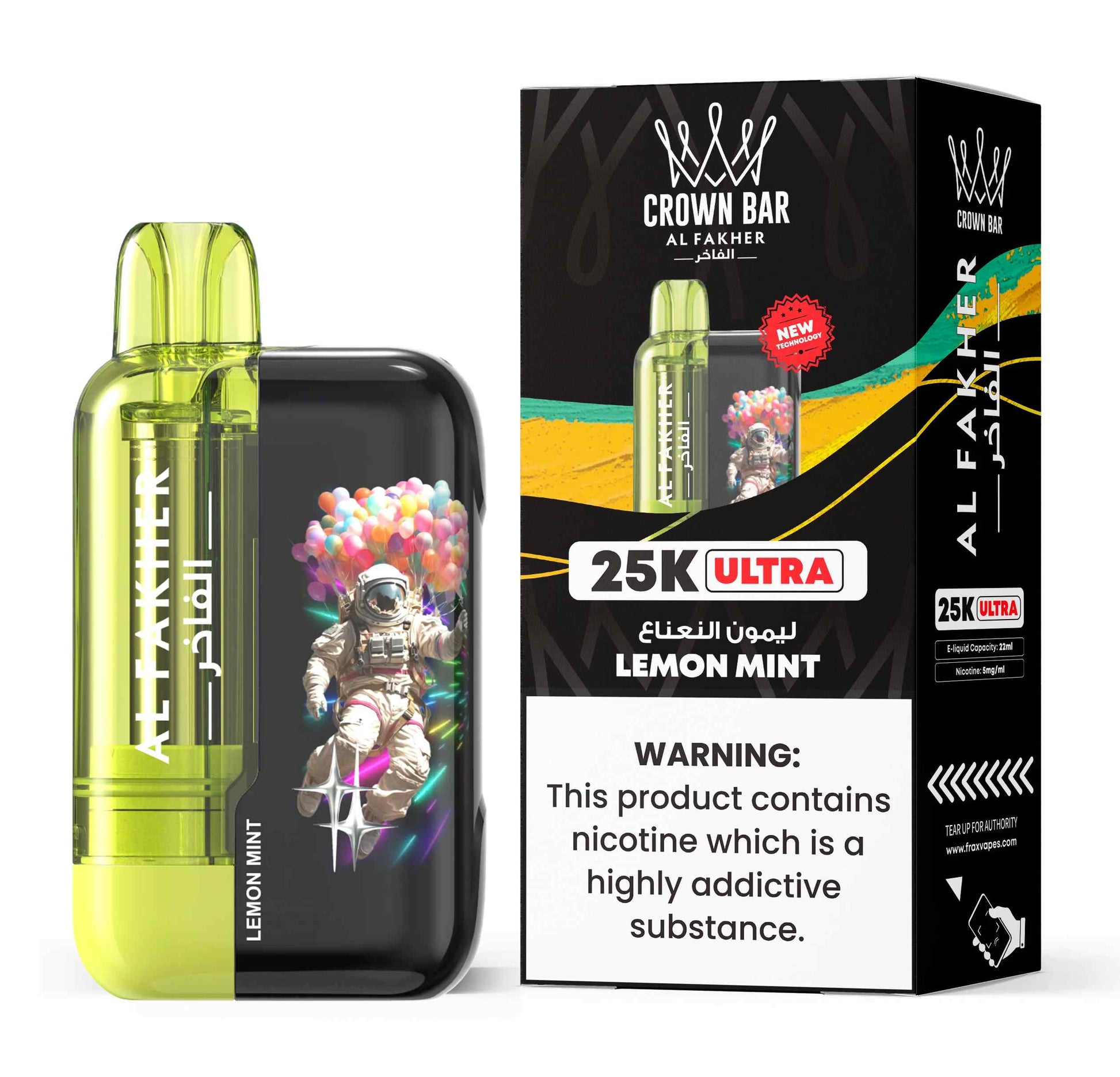 AL Fakher Crown Bar 25K Ultra Disposable Vape 25000 Puffs vapebartime.com AL Fakher Crown Bar 25K Ultra Disposable Vape 25000 Puffs vapebartime.com