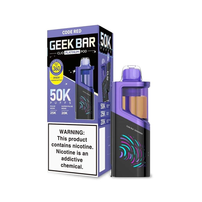 geek bar clio platinum 50k disposable pod